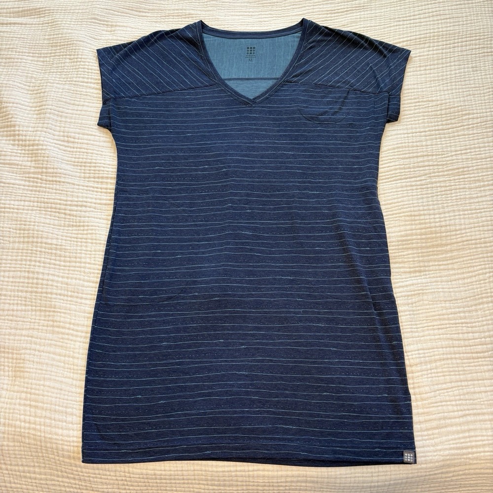 Title Nine Hiolani V-Neck Dress Painted Stripe